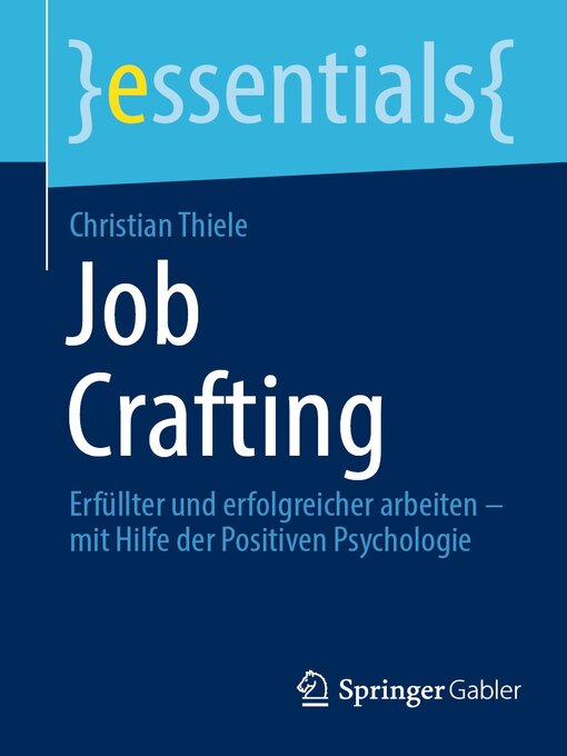 Title details for Job Crafting by Christian Thiele - Available